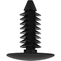 100 Clips Fixation Voiture + Extracteur - 6 Types Différents - Pour Pare-chocs, Capot, Portière - Noir