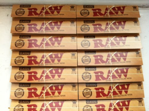 ITK_TRADE 20 Stück Blatt-Papier grob Erste King Size Slim-Zigaretten Rizla 20 Packungen: 640 Papier