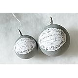 Dekokugeln Set shabby zum Hängen UNIKATE