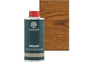 Lignocolor Möbelöl - hochwertiges und natürliches Holzöl für den Innenbereich (250 ml, Nussbaum dunkel)