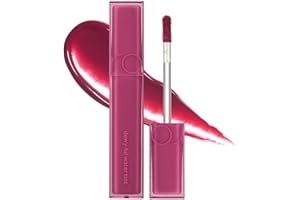 rom&nd brillo de labios con tinte de agua tinte de labios de larga duración | Brillo labial hidratante natural MLBB | 0.18 fl oz (08 bayas divinas)