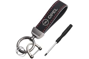 Bigroup - Porte-clés en cuir véritable pour voiture - Accessoires en métal pour hommes et femmes