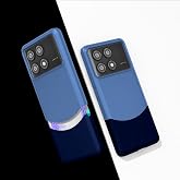 Zore Poco ile uyumlu X6 Pro Kılıf Mıknatıslı Zore Duble Kapak Lacivert