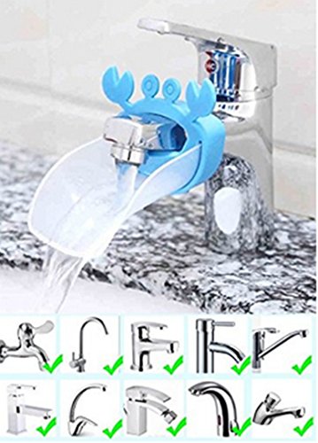 3 Stück Wasserhahn Extender Waschtischarmatur für Kinder Baby Hände waschen Badezimmer zufallige Cartoon Design (Zufällig Farbe) - 3