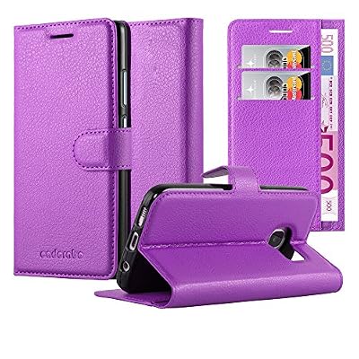 Cadorabo Coque pour Samsung Galaxy S6 Edge Mangan Violet