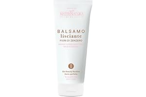 Maternatura, Baume Lissant pour Cheveux Lisses aux Fleurs de Gingembre, Action Démêlante et Effet Lisse de Longue Durée, Routine Beauté Bio pour des Cheveux Lisses Parfaits, Made in Italy - 250 ml