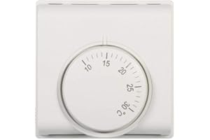 LECXIN Adjustable Thermostat, 220V Room Mechanical Temperature Controller Thermostat Switch For Using To Control The Central Air-Condition In Restaurant, Supermarket, Home