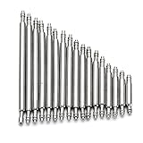 JSDDE 360Stk.8-25mm Edelstahl Uhren Band Uhrenstifte Federstegen Pins Uhrenarmband Reparatur Werkzeug Set