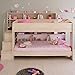 Produktbild Jugendmöbel24.de Hochbett Akazie Inklusive 2 Lattenrostplatten + Regale + Leiterpodest Spielbett Kinderbett Kinderzimmer Doppelbett Stockbett Etagenbett
