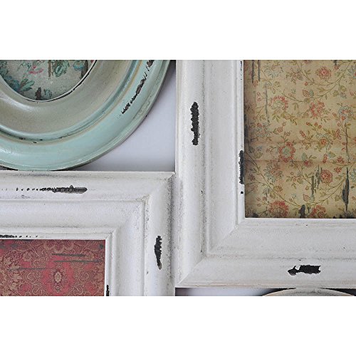 HAB & GUT (FR006) Bilderrahmen 5er Set Shabby Chic Landhausstil - 2