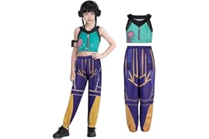 LSYCSYLY Demons Hun-ters Zoey Anime Cosplay Costume – K-pop Zoey Anime Cosplay, Zoey Kostüm & Zoey Cosplay für Mädchen, Halloween Rollenspiel & Festival Karneval Party Verkleiden