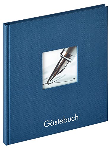 walther design GB-205-L Fun Gästebuch,blau, 23x25 cm