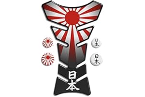 TANKPAD Motoking tanque pad compatible ETIQUETAS 3D-ETIQUETA '' bandera de Japón'''- tanque de la motocicleta y la protección de la pintura universal