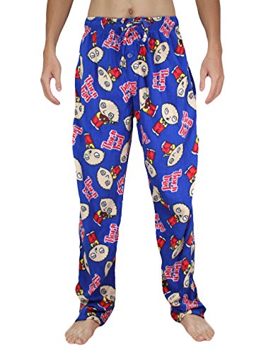 Family Guy92 (Stewie) Mens Polar Fleece Sleepwear / Pajama Pants S Multicolor
