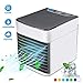 Produktbild 3 in 1 Mini Luftkühler, USB Air Cooler, Luftbefeuchter Und Luftreiniger Tragbare Mobile Klimaanlage, Ventilator Mit 3 Geschwindigkeiten 7 Farben LED-Nachtlicht
