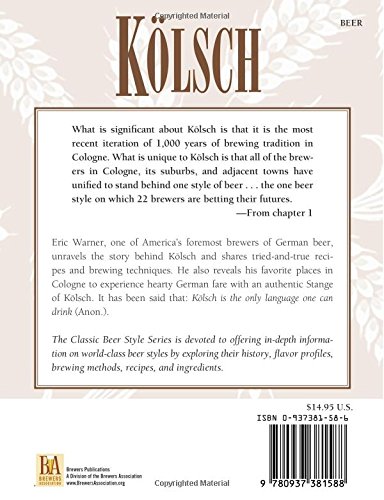 Kolsch: History, Brewing Techniques, Recipes
