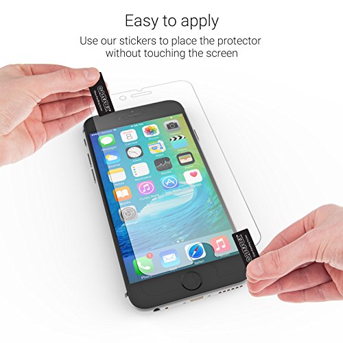 iPhone 6S Screen Protector [2 Pack] Caseflex iPhone 6 / 6S Tempered Glass [3D Touch Compatible 0.2mm Thickness / 9H Hardness Rating]