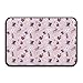 Produktbild Jxrodekz Memory Foam Bath Mat Non Slip Absorbent Super Cozy Velvet Bathroom Entrance Rug Carpet - Indian Mandala Dragonfly Insects Animal 5