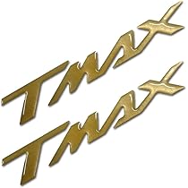 ADESIVO SPORTELLO SERBATOIO Compatibile Yamaha Tmax T Max 2001-2007 Nero Oro 3D EUR 19,50 - IT - Foto 5