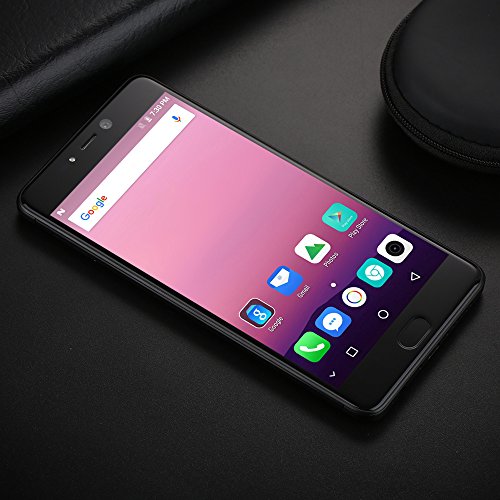 LEAGOO T5 Handy Mobiltelefon, Frontkamera 13MP und Dual RÃ¼ckkameras (5 MP + 13MP) 5.5 Zoll 4G Smartphone 4GB RAM 64GB ROM MTK6750T 64 BIT Octa Core 1.5GHZ Ultra dÃ¼nner Metall KÃ¶rper Dual-SIM Front-Fingerabdruck (Schwarz)