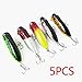 Produktbild Gankmachine 5pcs Topwater Popper Minnow-Fischen-Köder, 7cm Crankbait Tackle Tiddler Köder Bass Trout Shad-Gerät-Spinner Sea Fluke Salzwasser Bream (zufällige Farbe)
