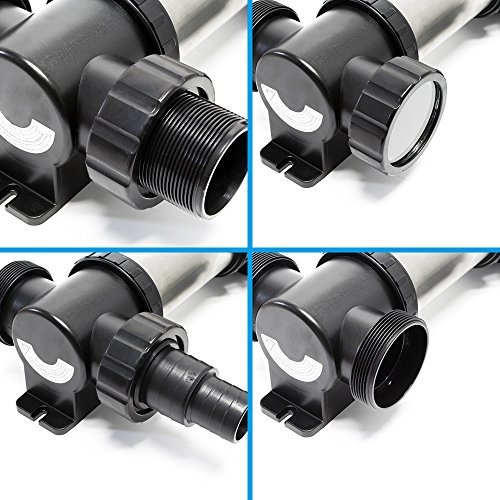 SunSun CUV-736 Edelstahl Teichklärer Wasserklärer Lichtfilter 36W - 4