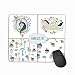 Produktbild Mouse Pad Cute Magic Collection Princess Unicorn Rainbow Dragon Fairy Wings Dream Spring Animals Flowers Drawing Rectangle Rubber Mousepad 11.81 X 9.84 Inch