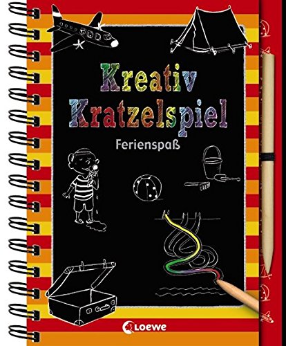 Preisvergleich Produktbild Kreativ-Kratzelspiel: Ferienspaß (Kreativ-Kratzelbuch)