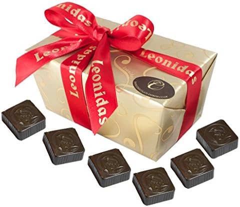 Gluten Free Caramel Chocolate Gift Box, 14 Leonidas Belgian Chocolates Selection in Milk and Dark