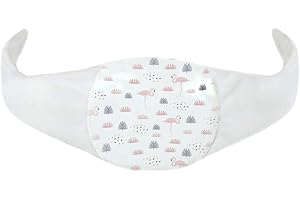 FEROCITY Thermofor Coussin de manière remplie avec de noyaux de cerises Coussins chauffants Bouillotte de Massage aux cerises pour bébé Flamant [088]