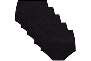 YaShaer Women High Waist Cotton Knickers Briefs Tummy Control Underwear C-Section Recovery Soft Stretch Panties Underpants