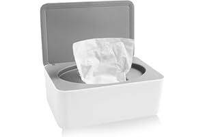 CHANURAE Pudełko na chusteczki nawilżane, pudełko na chusteczki dla dzieci, papier toaletowy, walizka do przechowywania, uchwyt na chusteczki samochodowe, tworzywo sztuczne, dozownik chusteczek nawilżanych