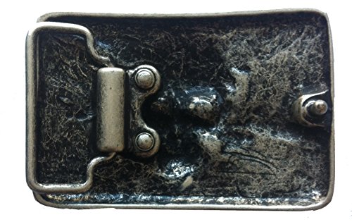 Gürtelschließe Gürtelschnalle – Skull – Totenkopf – massiv gearbeitet – für 3,8 bis 4 cm breite Bänder - 2