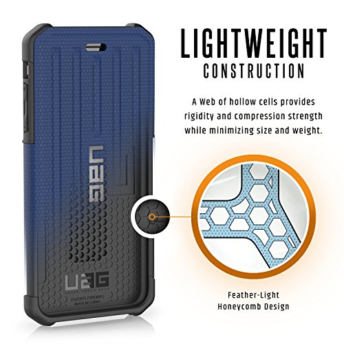 Urban Armor Gear IPH7 6SPLS-E-CB - Funda tipo folio para Apple iPhone 7 Plus y 6S Plus color azul reviews Urban Armor Gear IPH7 6SPLS-E-CB - Funda tipo folio para Apple iPhone 7 Plus y 6S Plus color azul