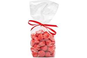 Pakomat Cellophane Bags, 100 Pieces, Transparent Bags, for Candy Gifts, Kids Party Favors and Guest Gifts, 10 x 15 cm