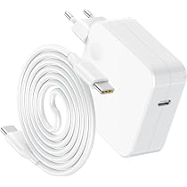 Caricabatterie 67W Con Cavo Da 2m Per MacBook Pro/Air M1 M2 M3 (2020-2024), Laptop E IPad Con USB-C – Ricarica Rapida E Protezioni