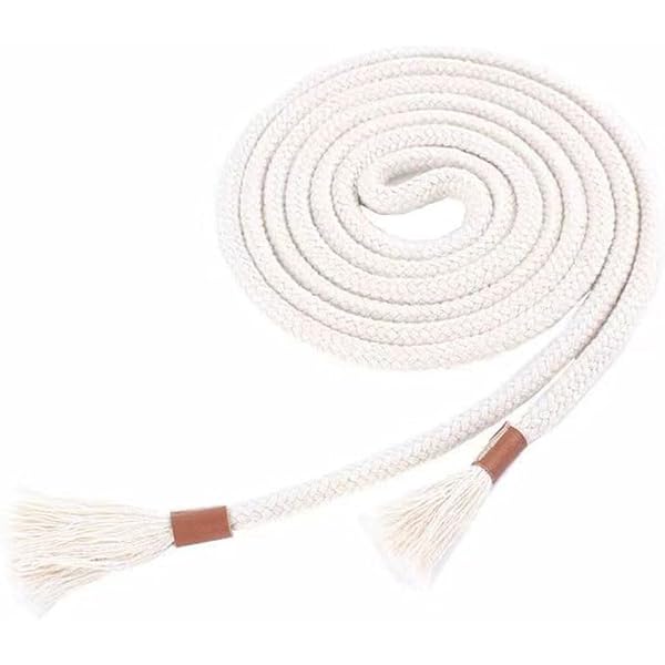 JinYu 3 Set Women Tassel Braided Waist Belt Skinny Woven  display picture 1