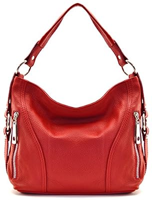 OH MY BAG Sac à Main CUIR femme - Modèle S rouge clair - SOLDES