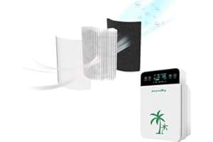AOYODKG Filtre combiné de rechange compatible avec purificateur d'air, Contenu de livraison : 1x filtre HEPA | Accessoires, filtres et pièces de rechange pour purificateurs d'air - par AOYODKG