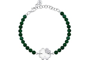 Morellato Bracciale Donna, Collezione Valentina, in Acciaio, pietra, Agata naturale - SATQ08