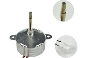 CONQUERALL TYC-40 Synchronmotor 12V AC 5r/min CW/CCW Welle 35mm bündige Welle für LED Dekoration Weihnachtsschmuck handgefertigt Schulprojekt