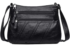 WuXingMeiLi Water Soft PU leather Purses and Shoulder Handbags for Women Crossbody Bag Cross Body Messenger Bags