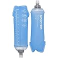 SWIFTER 2x Soft Flask 500ml | Collapsible Running Water Bottle | Handheld or in Vest | Leakproof | Trail Hydration Flask | Soft Water Bottle for Marathon, Hiking