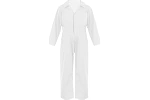 Miutii Barn arbetsoverall pojkar flickor mekaniker kostym skyddsoverall långärmad body overall jumpsuit målardräkt arbetskläd