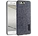 Produktbild Crecontino MyColor Textile Handyhülle für Huawei P10, Segeltuch Bekleidung, Ultra-Komforter Halt, Individual und Elegant Optik (Grau)