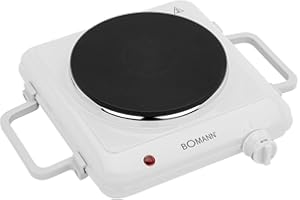 Bomann EKP 5027 CB - Hornillo eléctrico de 18 cm diámetro con asas, 1500 W