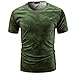 Produktbild Kurzarm T-Shirts Herren, 2019 Herren Slim Fit Tees Sommer Casual Camouflage O Neck Shirts Schlank Pullover Tops Bluse
