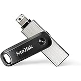 SanDisk 128GB iXpand Flash Drive Go with Lightning and USB 3.0 connectors, for iPhone/iPad, PC and Mac