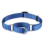 Dazzber-Martingale-Collare-per-cani-regolabile-resistente-in-nylon-tinta-unita