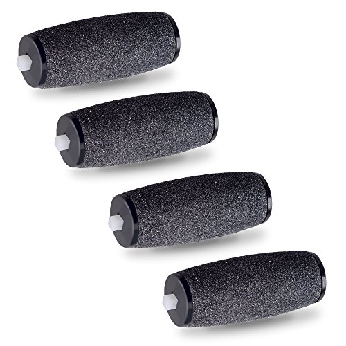 E-Cron® Ersatzroller für Scholl Velvet Smooth Diamond Express Pedi Hornhautentferner, Weich (Mittel Grob) 4 Stk.